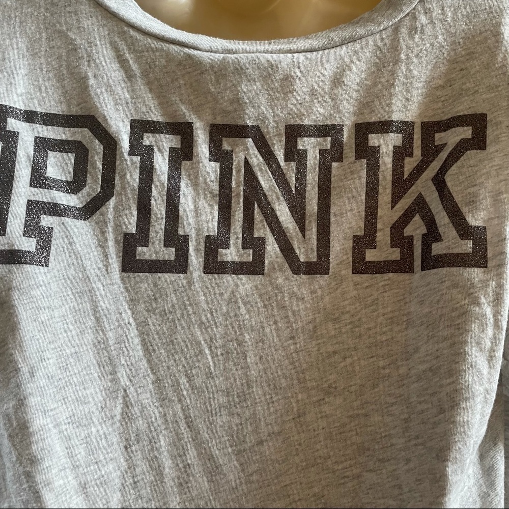 PINK by Victoria’s Secret  shirt XS extra small long sleeve LS cut big